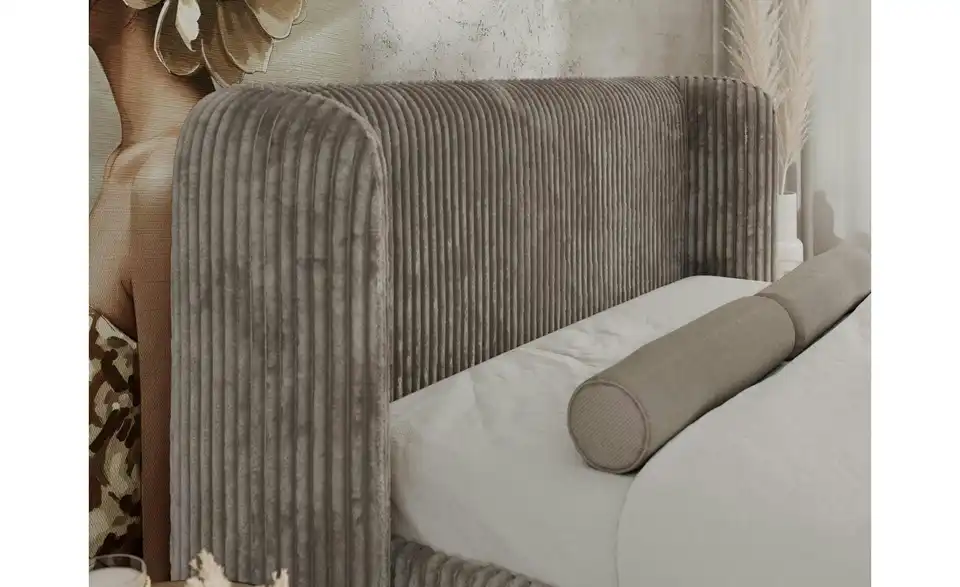 Polsterbett mit Lattenrost, Detailansicht