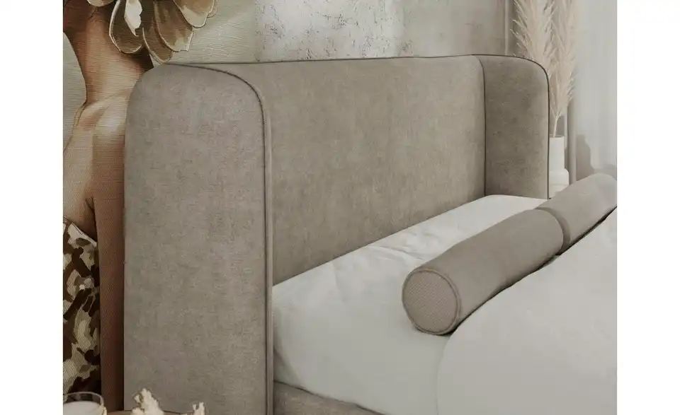 Polsterbett mit Lattenrost, Detailansicht