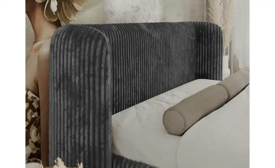 Polsterbett mit Lattenrost, Detailansicht