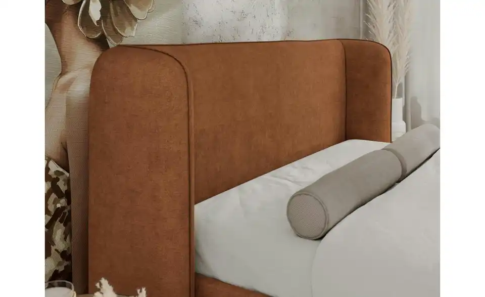 Polsterbett mit Lattenrost, Detailansicht