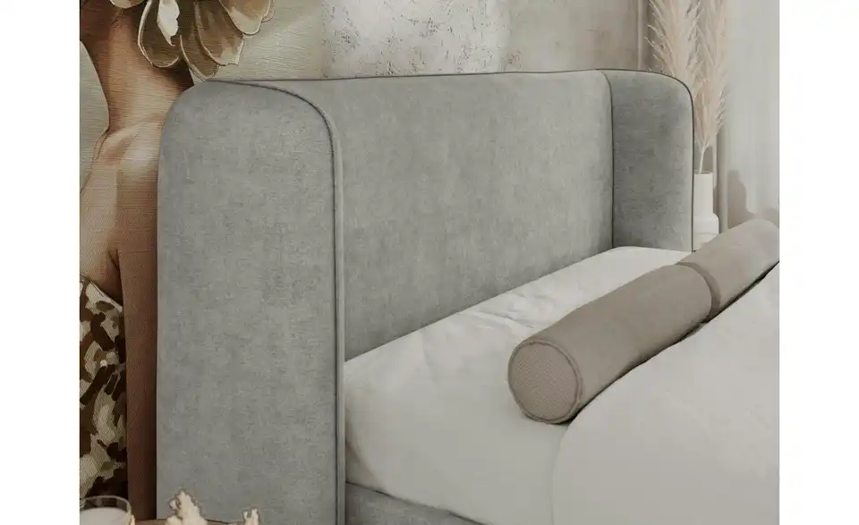 Polsterbett mit Lattenrost, Detailansicht