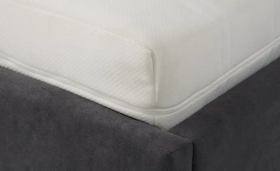 Polsterbett mit Bettkasten, Detailansicht
