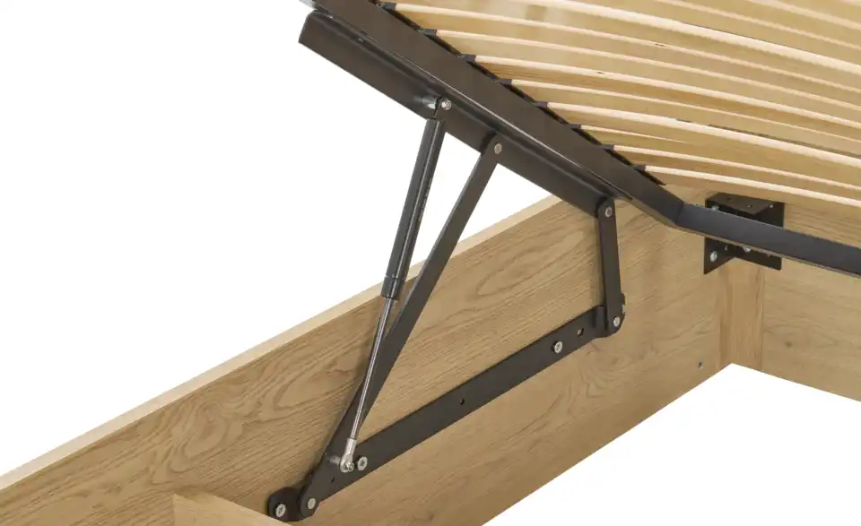 Polsterbett mit Bettkasten, Detailansicht