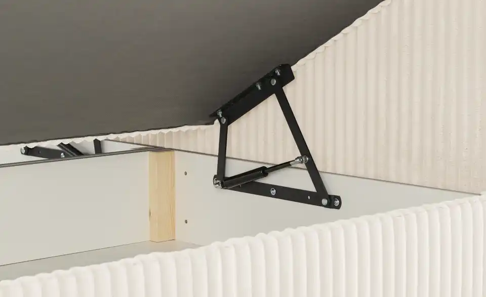 Boxspringbett mit Bettkasten, Detailansicht