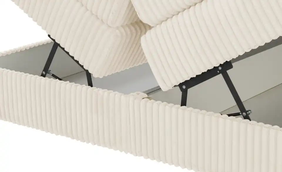 Boxspringbett mit Bettkasten, Detailansicht