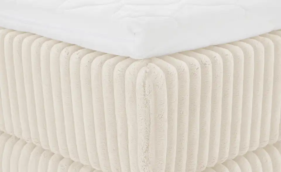 Boxspringbett mit Bettkasten, Detailansicht