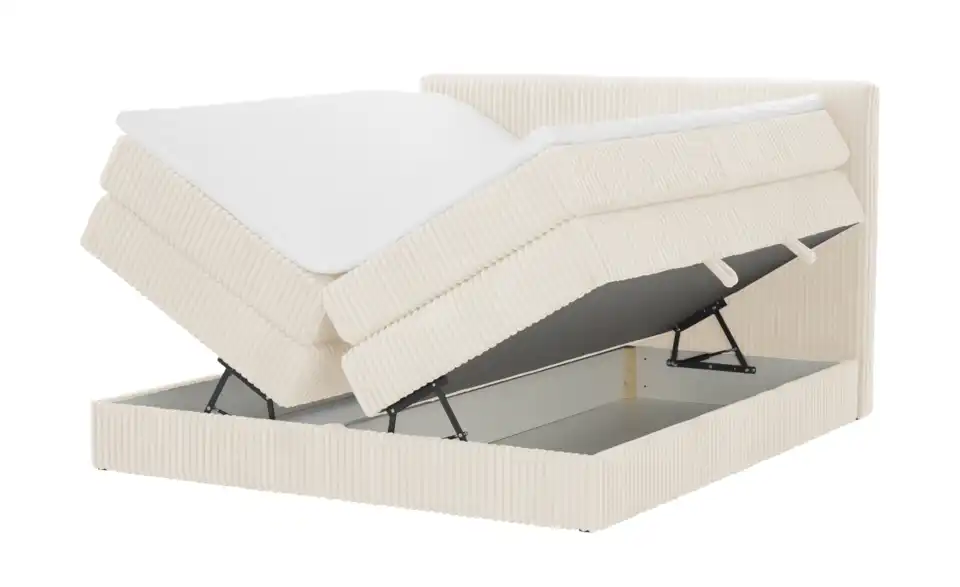 Boxspringbett mit Bettkasten, Funktionsansicht