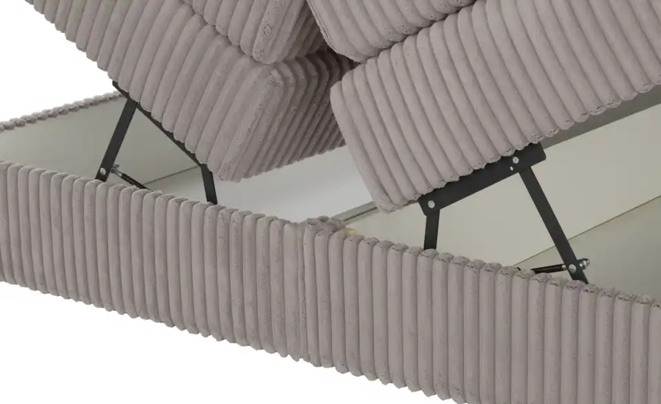 Boxspringbett mit Bettkasten, Detailansicht