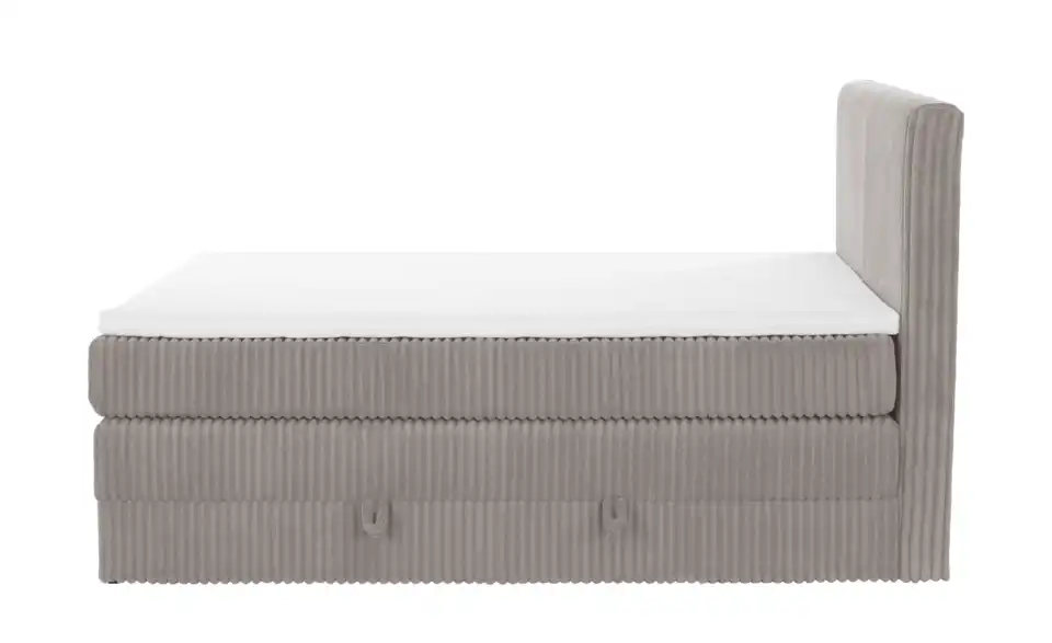 Boxspringbett mit Bettkasten, Profilansicht