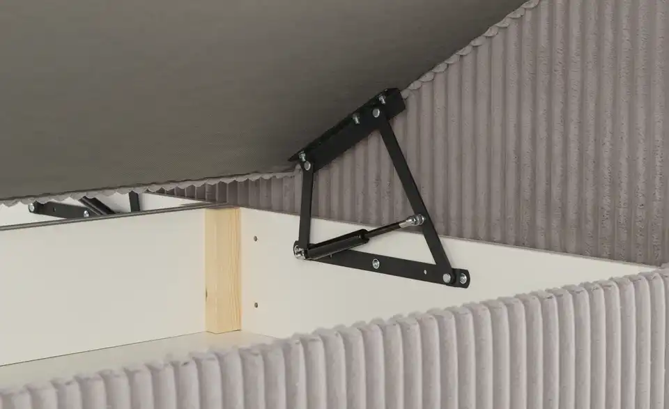 Boxspringbett mit Bettkasten, Detailansicht