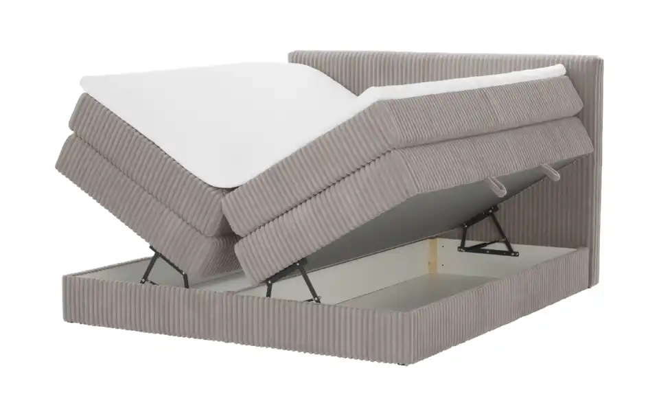 Boxspringbett mit Bettkasten, Funktionsansicht