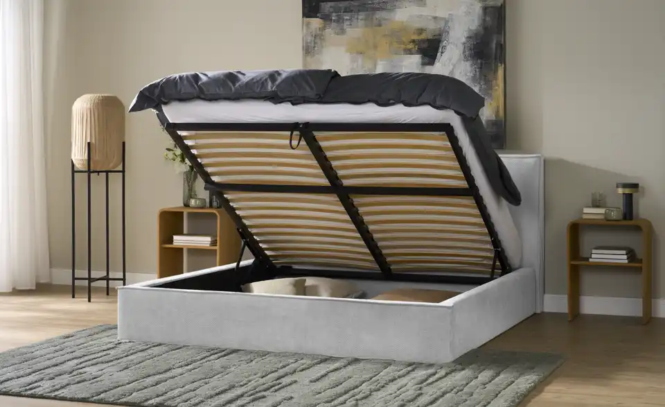 Polsterbett mit Bettgestell, Funktionsansicht