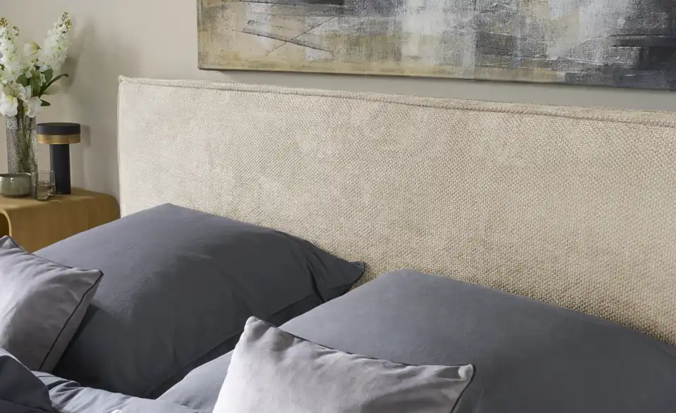 Polsterbett mit Bettgestell, Detailansicht