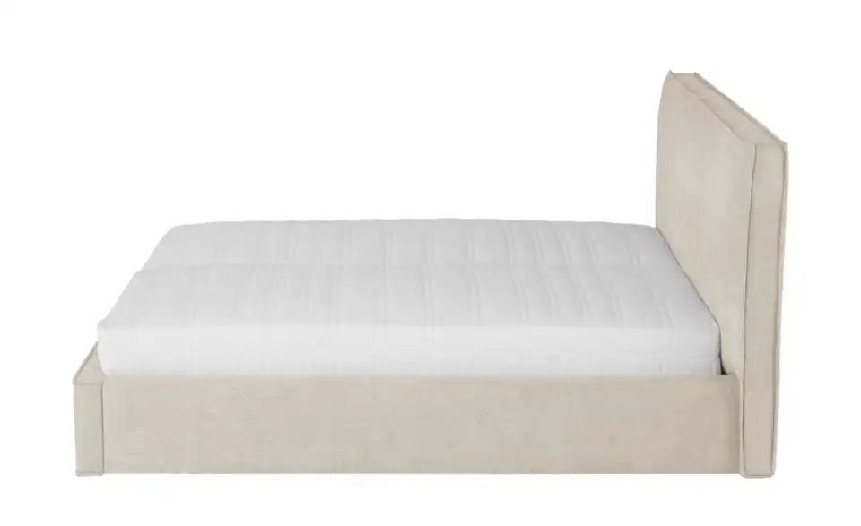 Polsterbett mit Bettgestell, Profilansicht