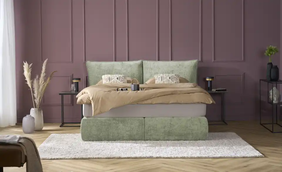 Twist Boxspringbett, Frontansicht