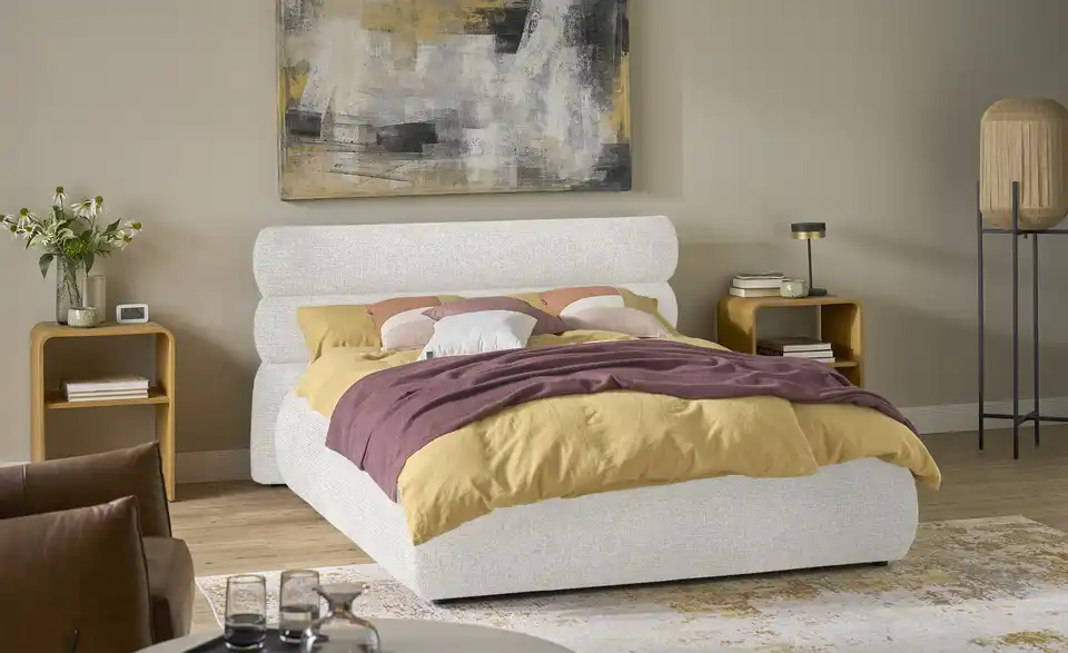Twist Polsterbett mit Bettkasten, in Wohnsituation