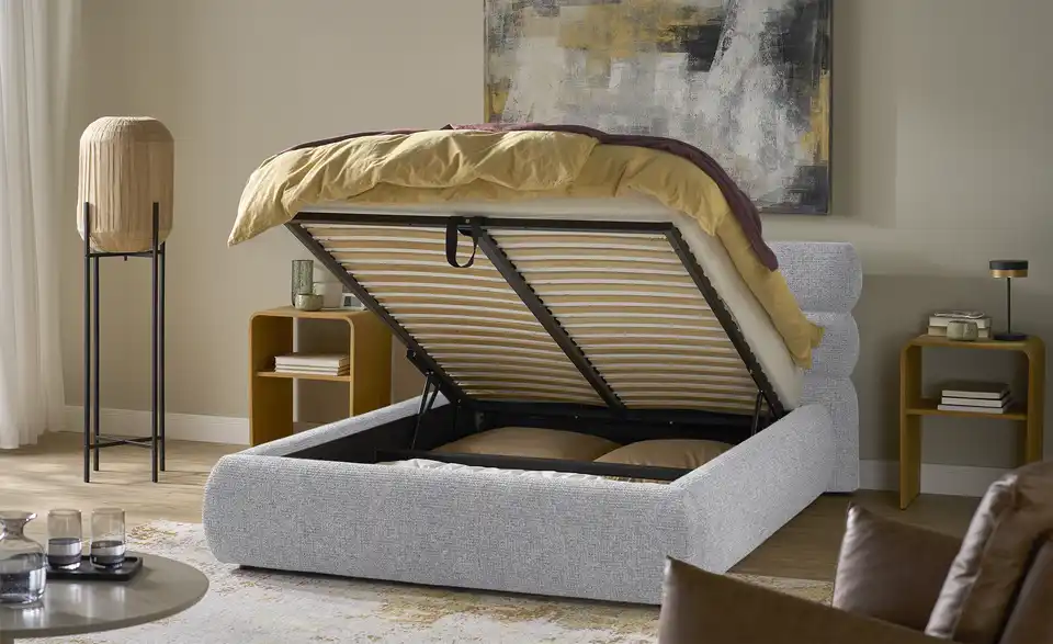 Twist Polsterbett mit Bettkasten, Funktionsansicht