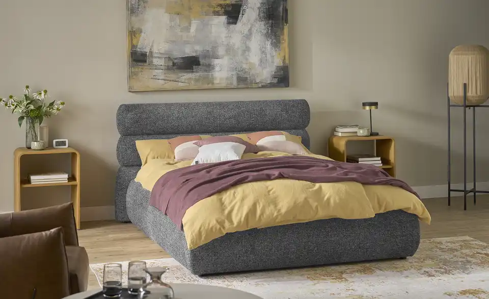 Twist Polsterbett mit Bettkasten, in Wohnsituation