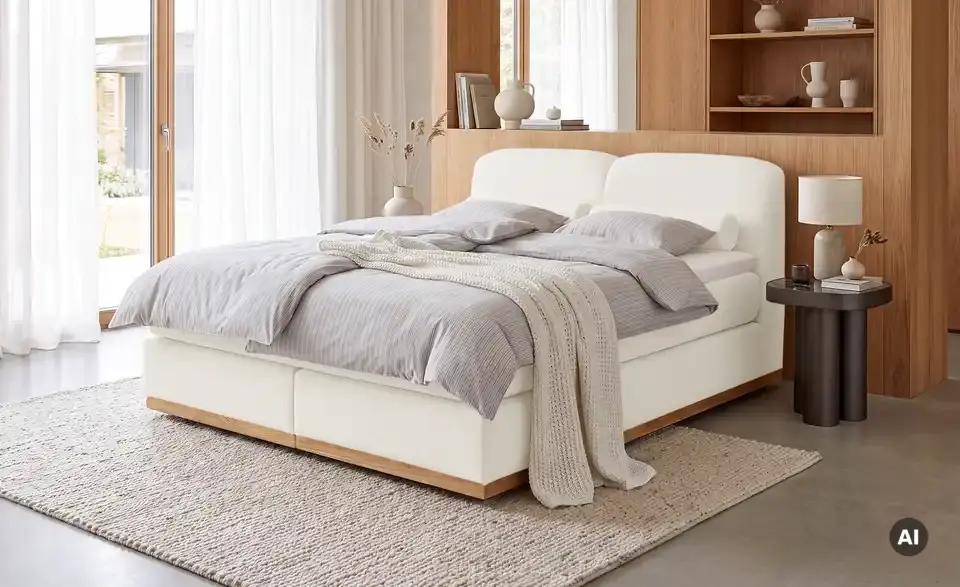 Boxspringbett, in Wohnsituation