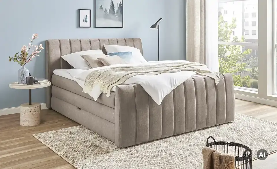 Twist Boxspringbett Carina mit Bettkasten, in Wohnsituation