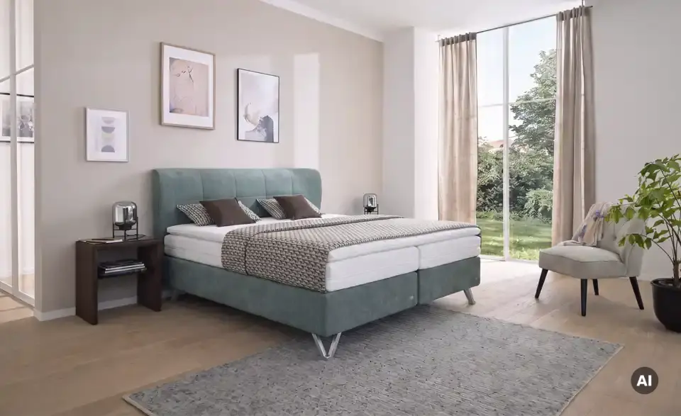 RUF Boxspringbett, in Wohnsituation
