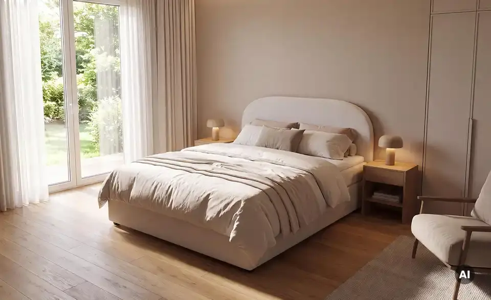 Boxspringbett Amber, in Wohnsituation