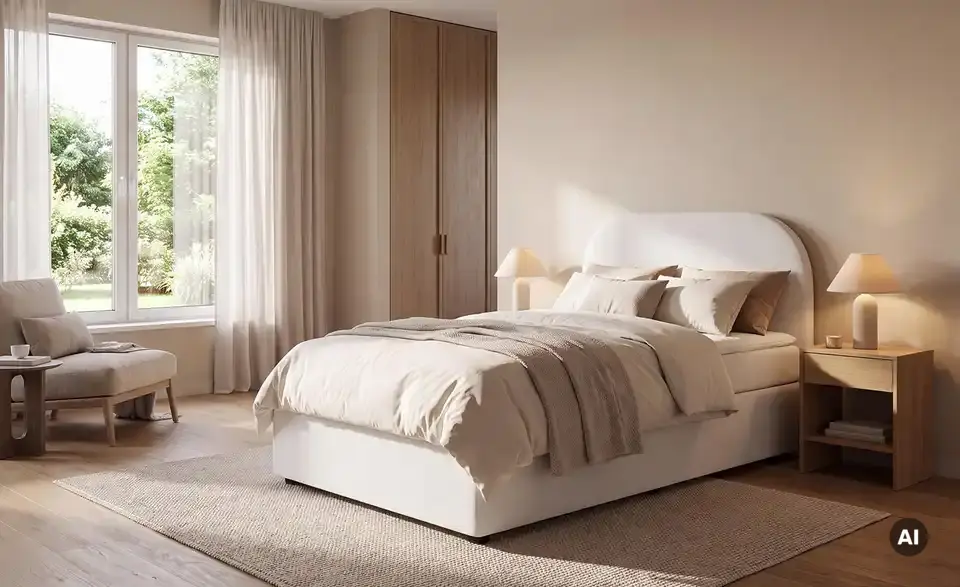 Boxspringbett Amber, in Wohnsituation