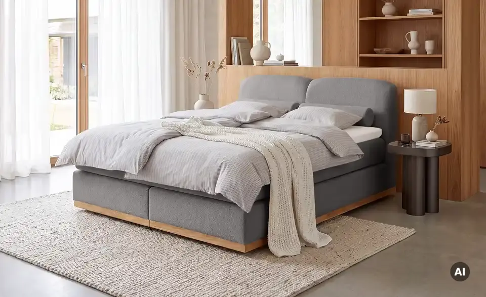 Boxspringbett, in Wohnsituation