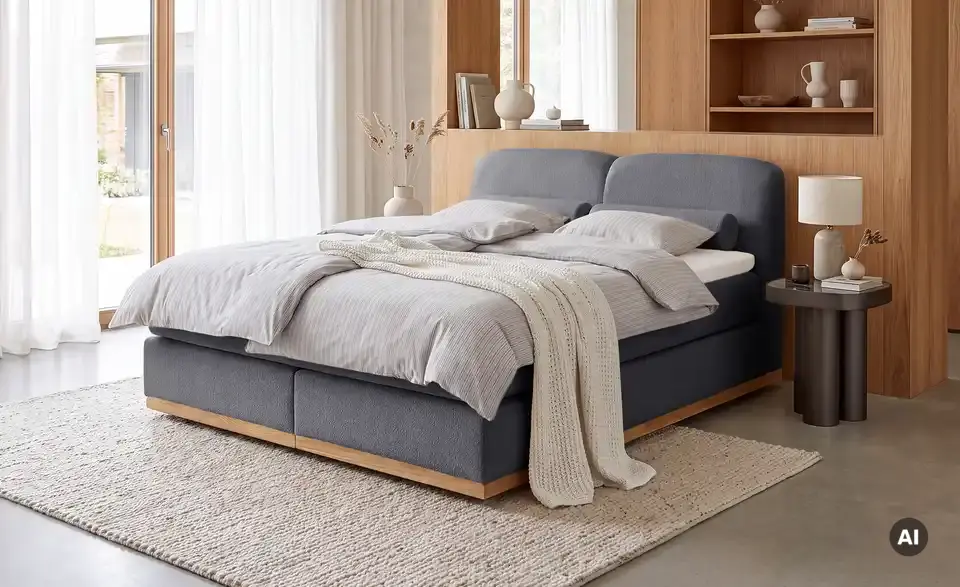 Boxspringbett, in Wohnsituation