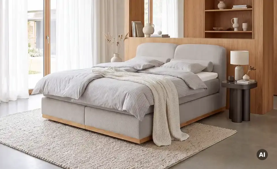 Boxspringbett, in Wohnsituation