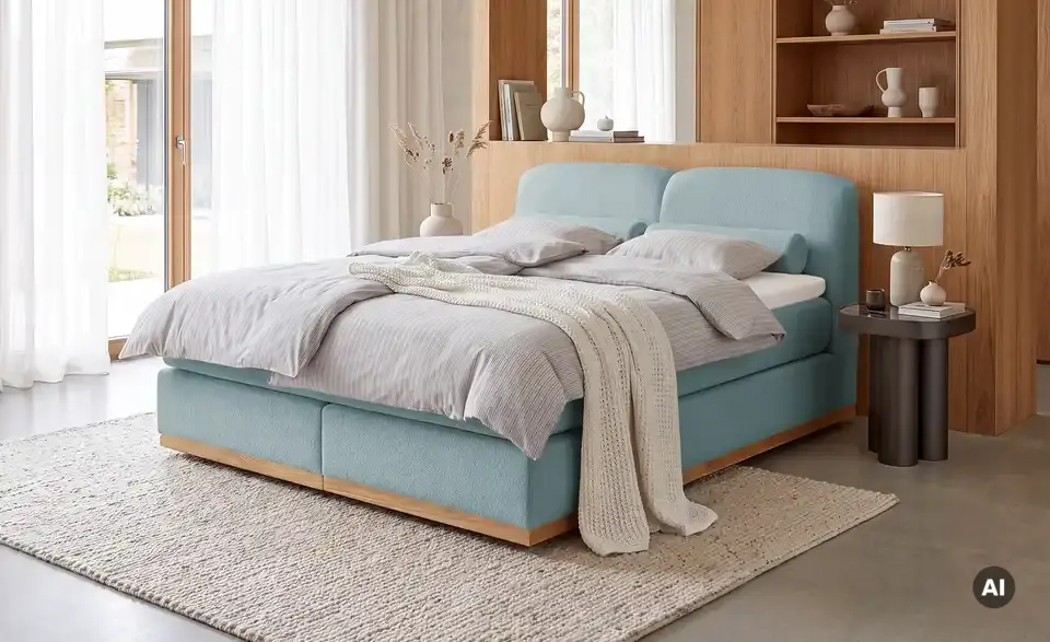 Boxspringbett, in Wohnsituation
