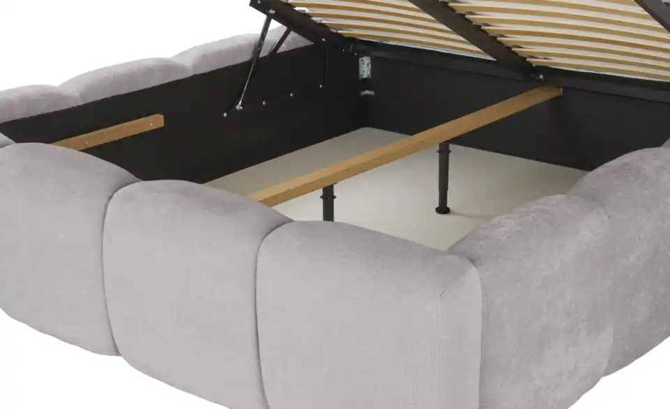 Polsterbett Newbury mit Bettkasten, Detailansicht