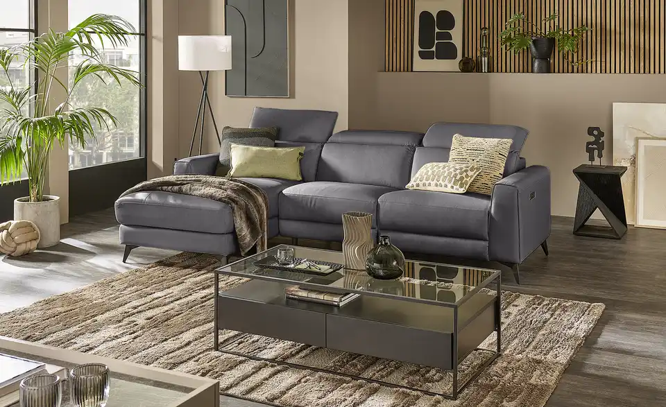 Primo Ecksofa Taku mit Relaxfunktion, in Wohnsituation
