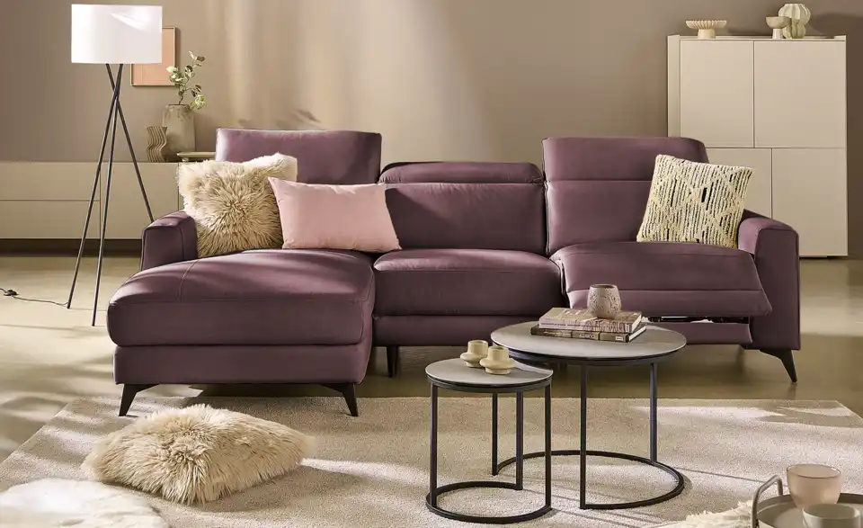 Primo Ecksofa Taku mit Relaxfunktion, in Wohnsituation