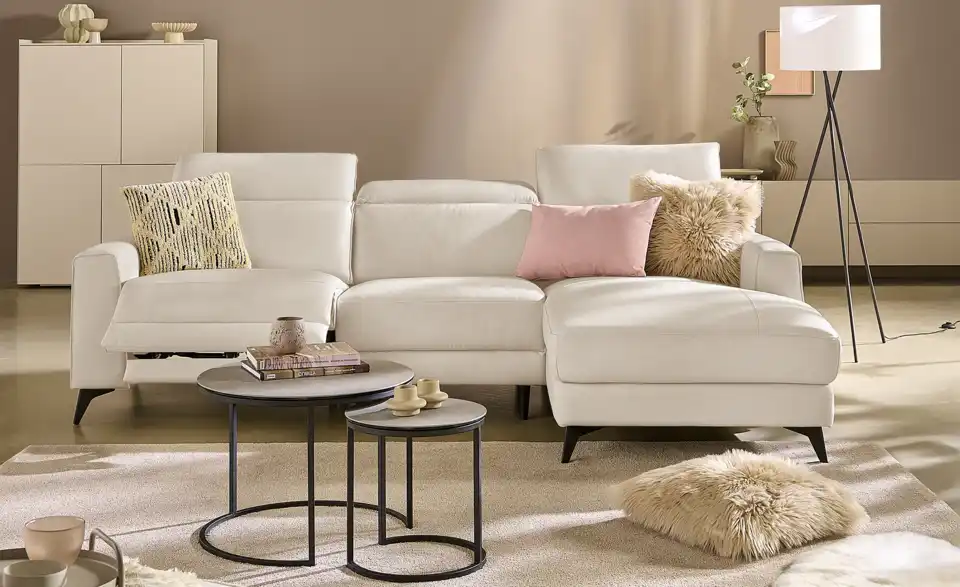 Primo Ecksofa Taku mit Relaxfunktion, in Wohnsituation