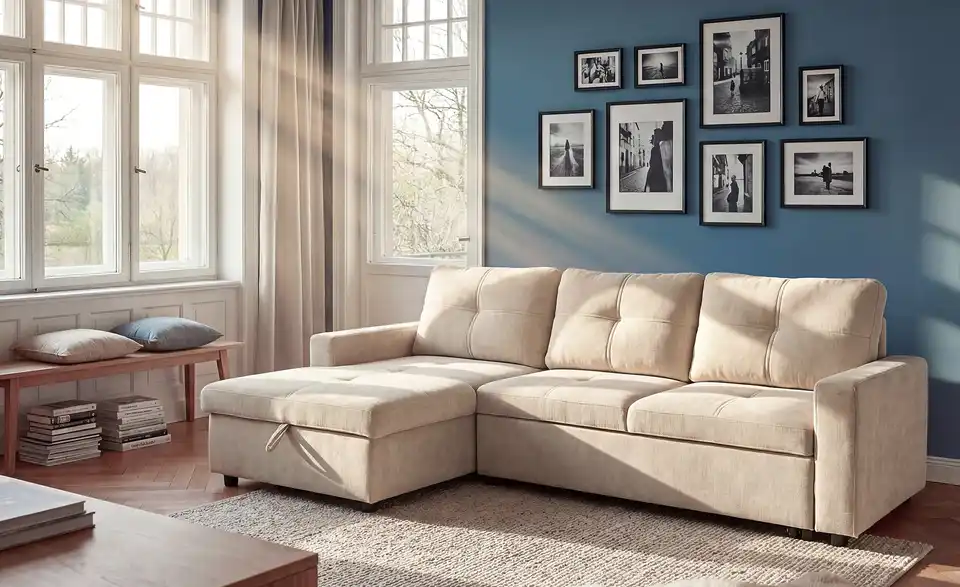 Ecksofa Katalina, in Wohnsituation