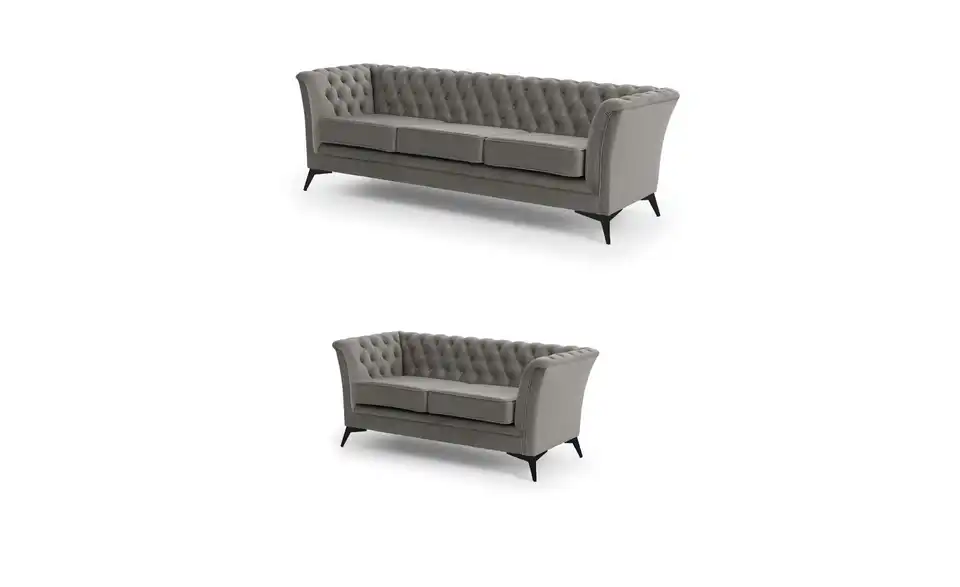 Chesterfield Polstergarnitur 3+2 Wilhelm, Perspektive