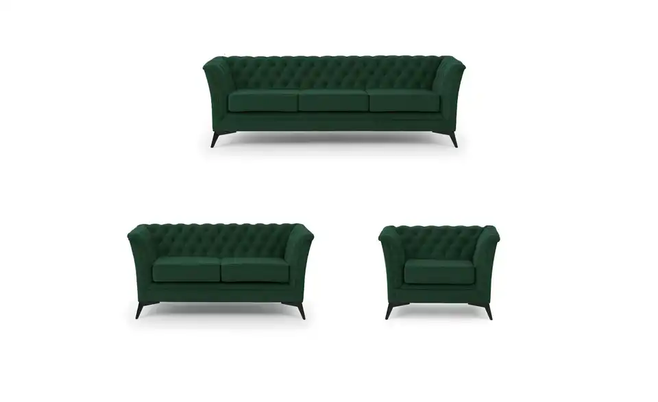 Polstergarnitur 3+2+1, Frontansicht