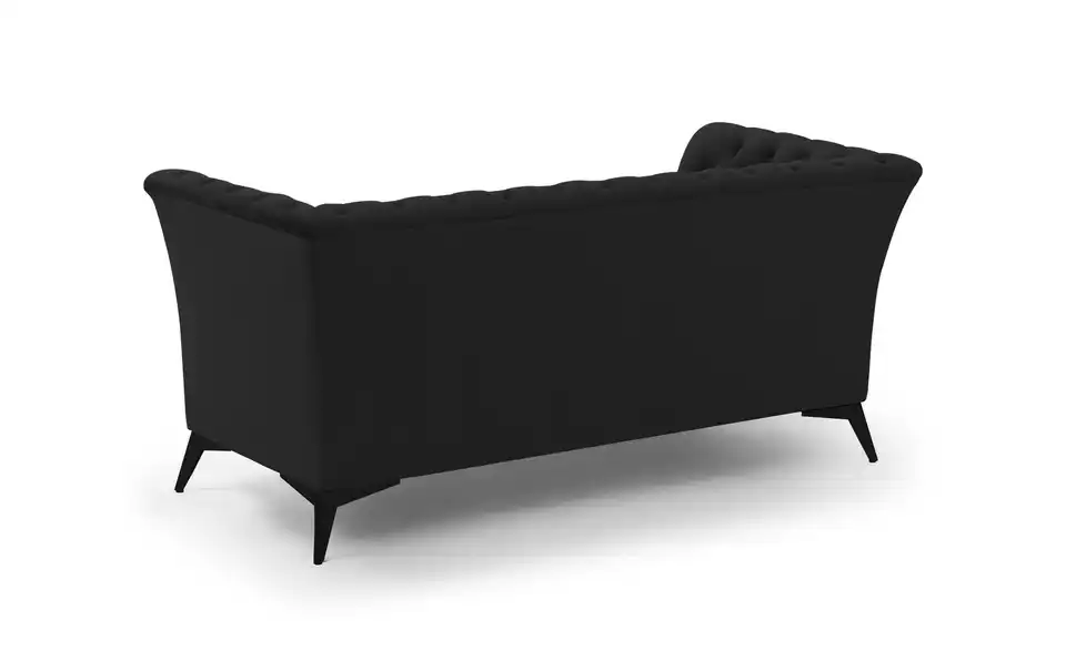 Chesterfield Polstergarnitur 3+2 Wilhelm, Rückansicht