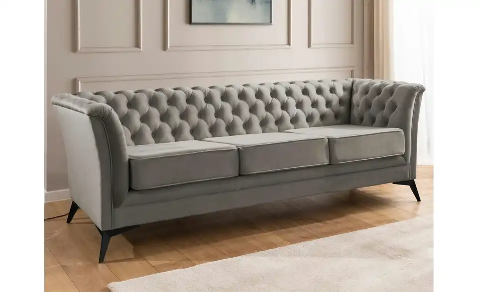 Chesterfield Polstergarnitur 3+1 Wilhelm, in Wohnsituation