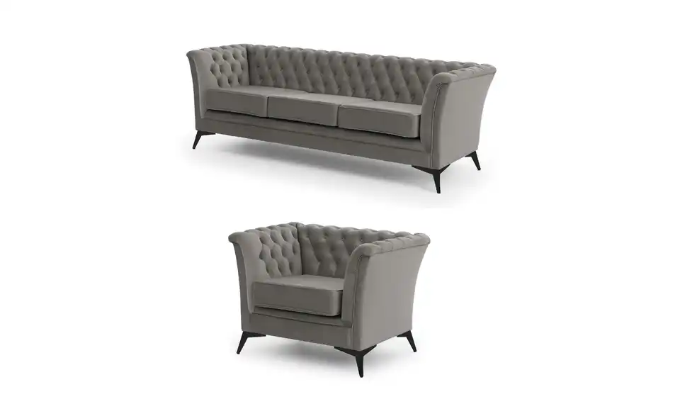 Chesterfield Polstergarnitur 3+1 Wilhelm, Perspektive