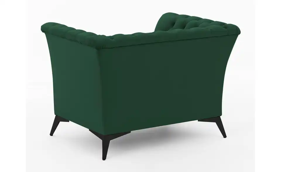 S-STYLE Chesterfield Sessel Wilhelm, Rückansicht