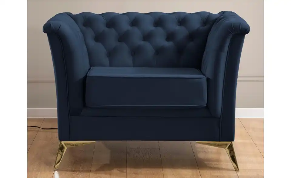 S-STYLE Chesterfield Sessel Wilhelm, in Wohnsituation