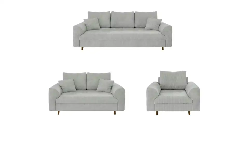 Polstergarnitur 3+2+1, Frontansicht