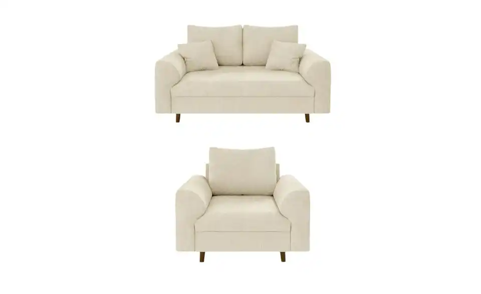 Polstergarnitur 2+1, Frontansicht