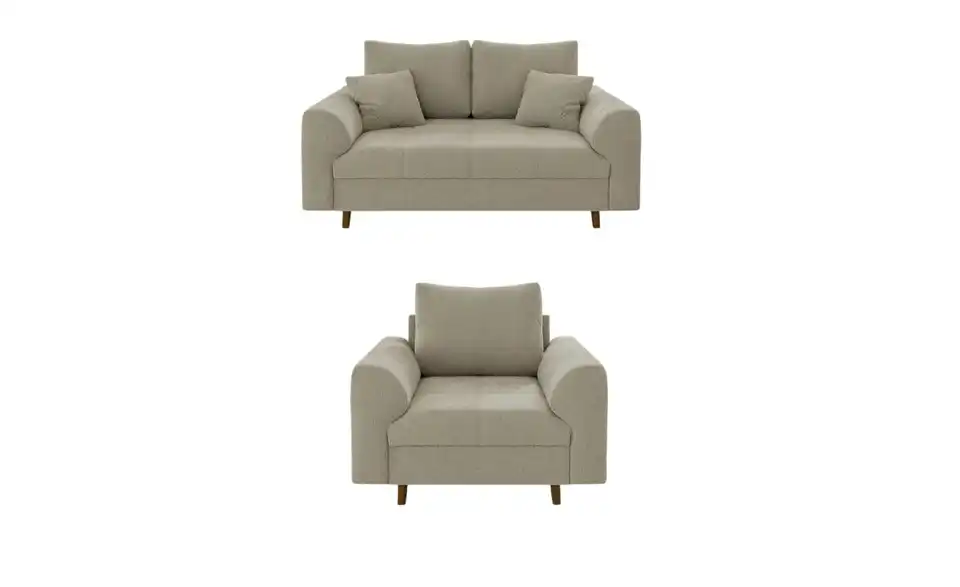 S-STYLE Polstergarnitur 2+1 Lars, Frontansicht