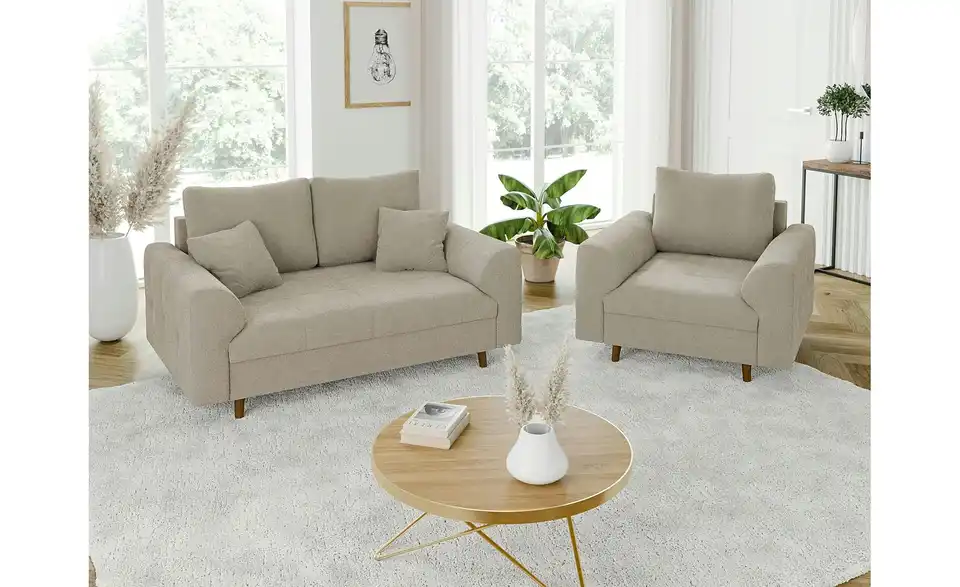 S-STYLE Polstergarnitur 2+1 Lars, in Wohnsituation