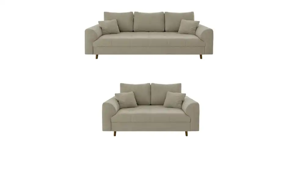 Polstergarnitur 3+2, Frontansicht