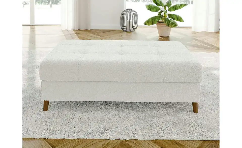 Wohnlandschaft mit Hocker, geöffnet