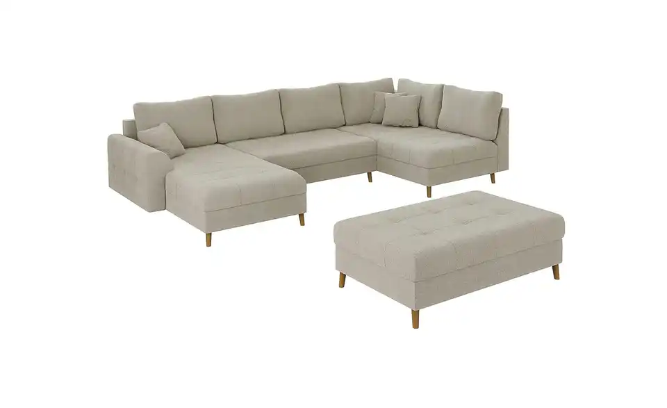 Wohnlandschaft mit Hocker, Perspektive